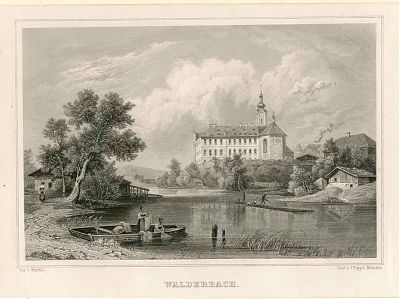 Walderbach - Stahlstich, 1846