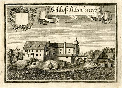 Schloß Altenburg - Kupferstich von Michael Wening, 1701