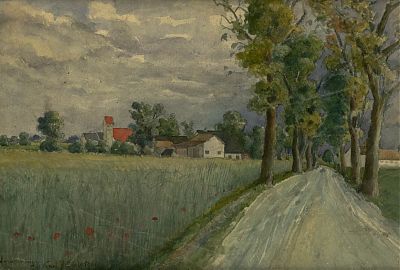 Friedmanning = Fröttmanning / Aquarell von Karl Jäger, 1901