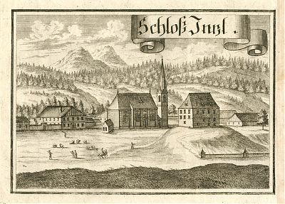 Schloß Inzell : Kupferstich von Michael Wening