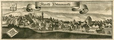Neumarkt St. Veit : Kupferstich von Michael Wening, 1723