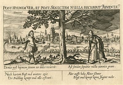 Wittenberg - Kupferstich aus Daniel Meisners Schatzkästlein
