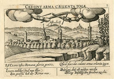 Allendorf an der Lumda - Kupferstich aus Meisner Schatzkästlein