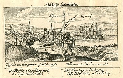 Idstein : Kupferstich aus : "Meisner Schatzkästlein", 1626